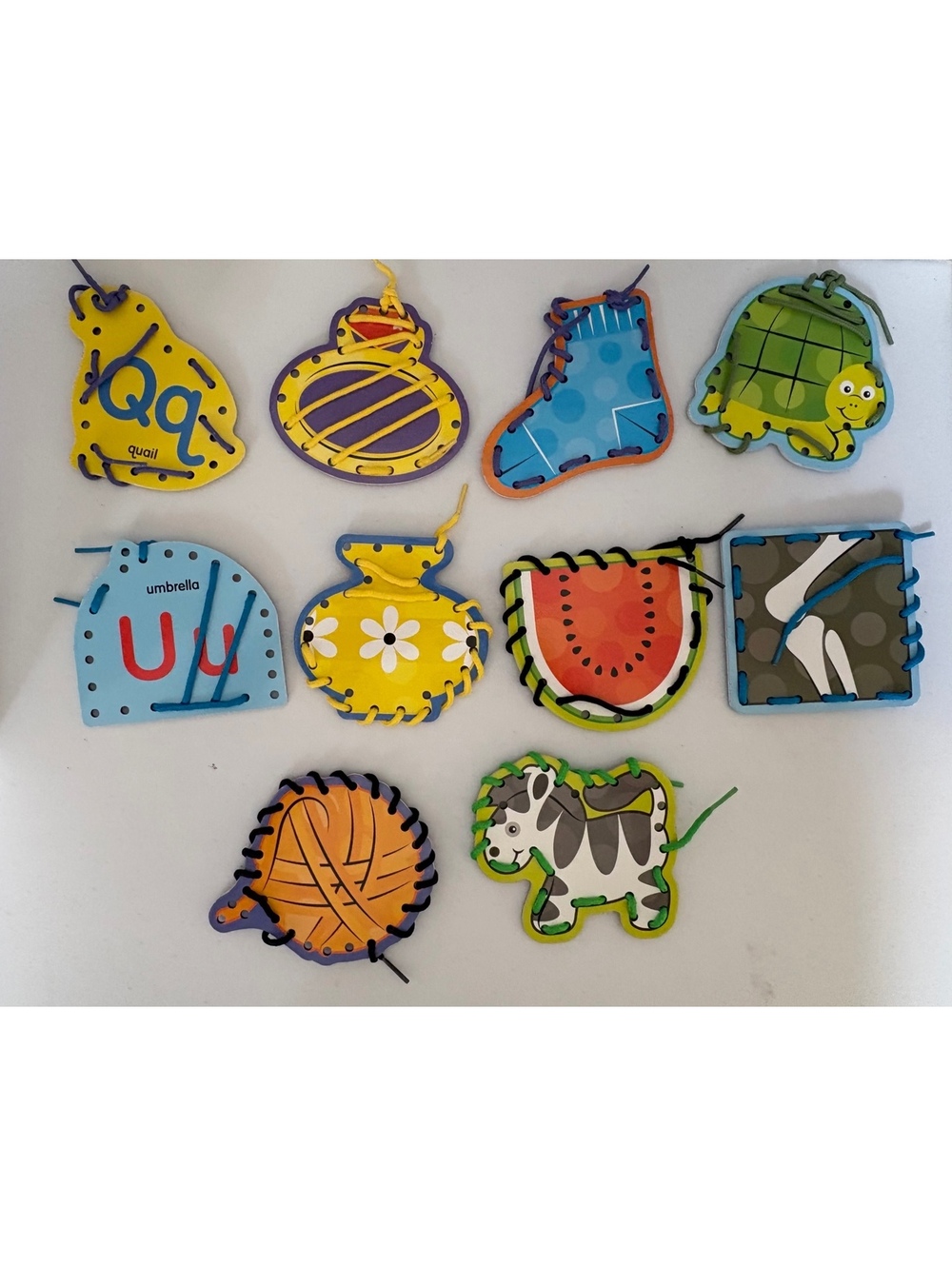 Alphabet Lacing Letters - Picture 2 of 2